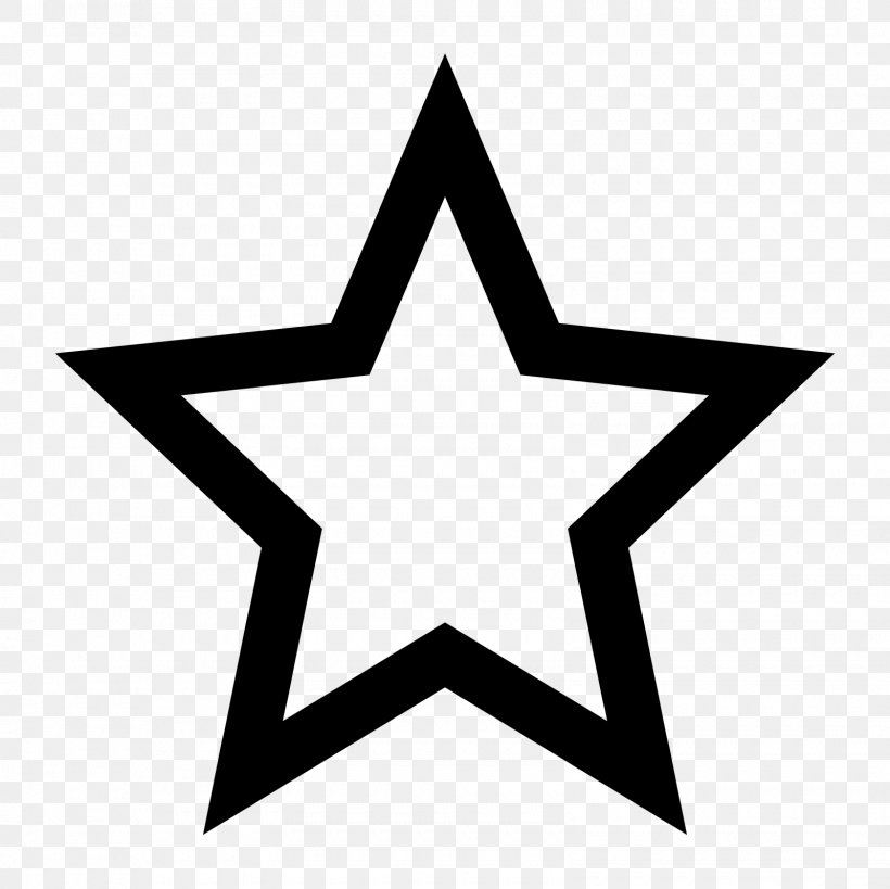 Star Clip Art, PNG, 1600x1600px, Star, Area, Black And White, Cdr, Shape Download Free