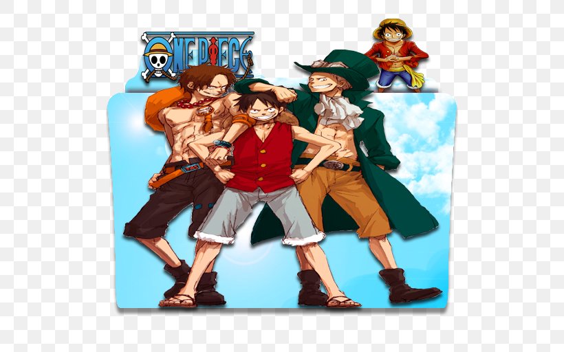 Monkey D. Luffy Portgas D. Ace Nico Robin Sabo One Piece, PNG, 512x512px, Watercolor, Cartoon, Flower, Frame, Heart Download Free