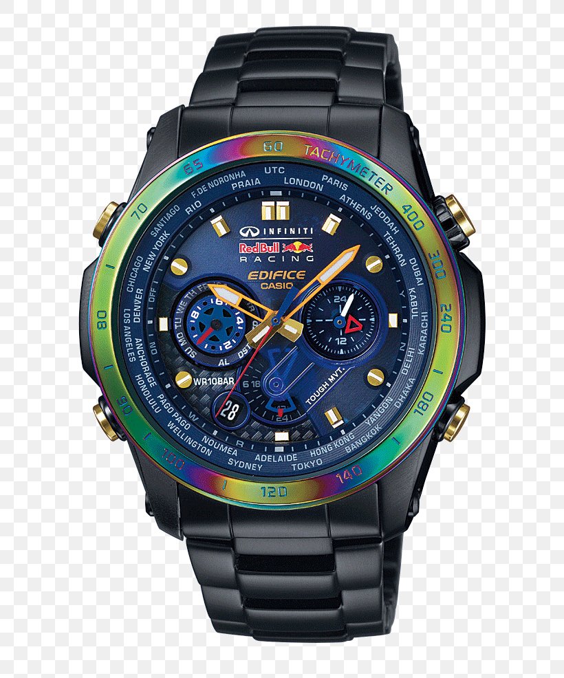 Watch Red Bull Racing Casio Edifice, PNG, 813x986px, Watch, Brand, Casio, Casio Edifice, Chronograph Download Free