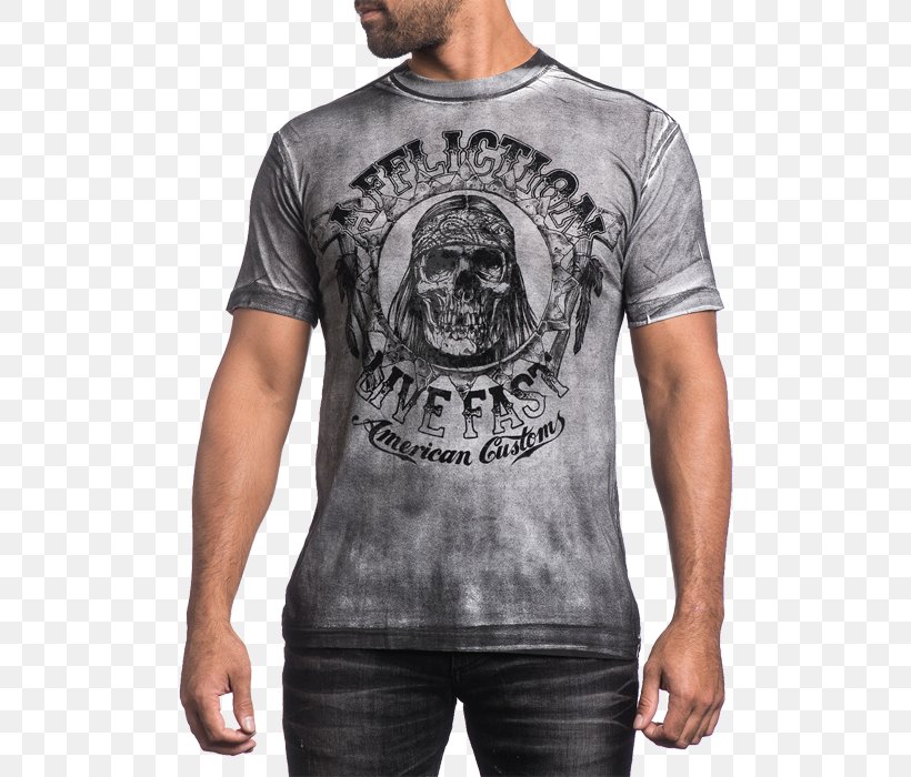 Long-sleeved T-shirt Affliction Clothing, PNG, 700x700px, Tshirt, Affliction Clothing, Bluza, Clothing, Crew Neck Download Free