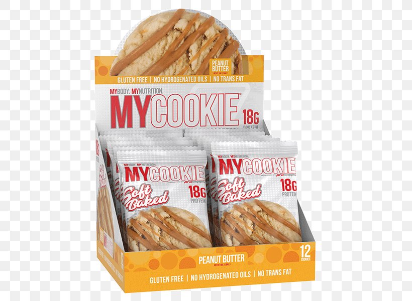 ProSupps My Cookie Cake ProSupps MyBar Box Of 12 Crunch Pro Supps My Cookie Chocolate Chip 12 Cookies Biscuits Muscletech Protein Cookie, PNG, 600x600px, Biscuits, Butter, Chocolate Chip, Convenience Food, Food Download Free