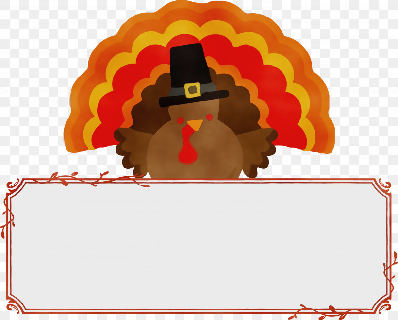 Thanksgiving Turkey, PNG, 3000x2411px, Thanksgiving Banner, Cartoon, Domestic Turkey, Drawing, Paint Download Free