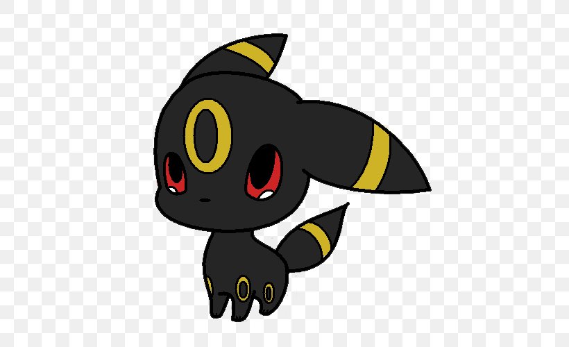 Umbreon Pokémon Sticker Insect Clip Art, PNG, 500x500px, Umbreon, Black, Carnivora, Carnivoran, Cartoon Download Free