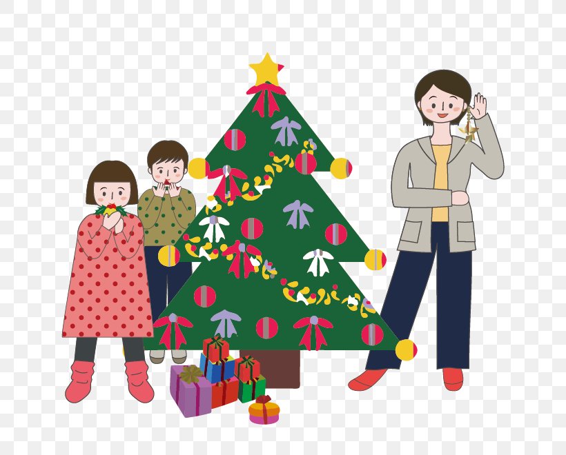 Christmas Tree Christmas Day Illustration Clip Art Christmas Ornament, PNG, 660x660px, Christmas Tree, Chicken, Child, Christmas, Christmas Day Download Free