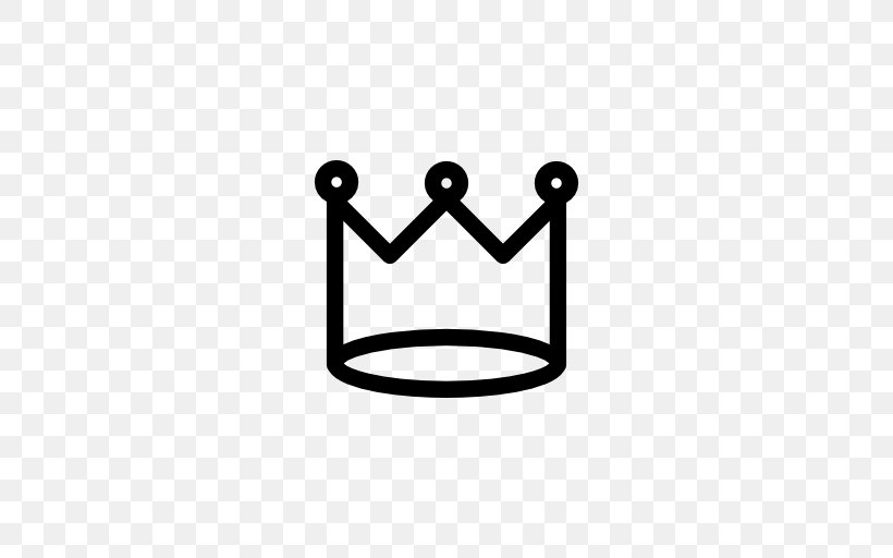 Crown Icon Design Clip Art, PNG, 512x512px, Crown, Area, Black And White, Body Jewelry, Drawing Download Free