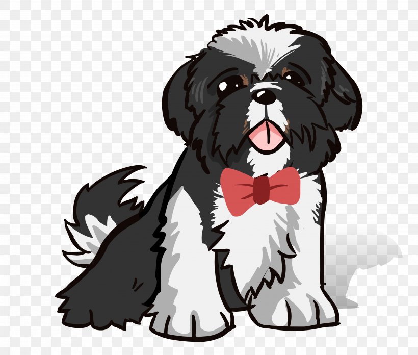 Shih Tzu Dog Breed Puppy Caricature, PNG, 3586x3047px, Shih Tzu, Animal, Breed, Caricature, Carnivoran Download Free