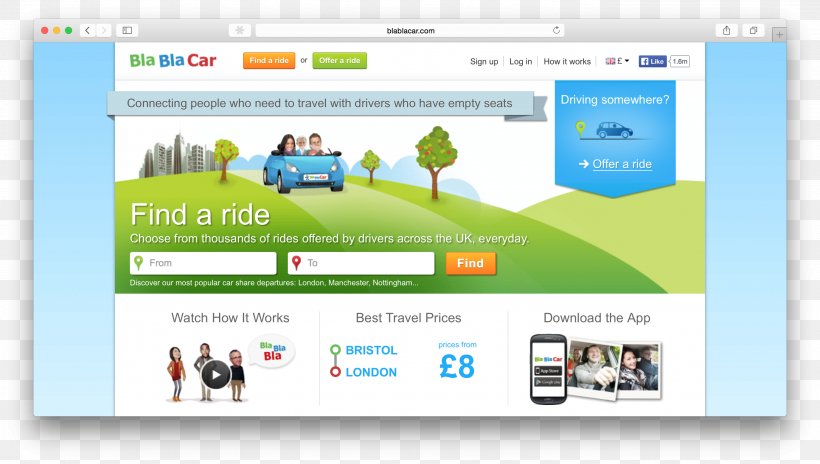 BlaBlaCar Web Design Travel, PNG, 2752x1558px, Blablacar, Area, Brand, Business, Car Download Free