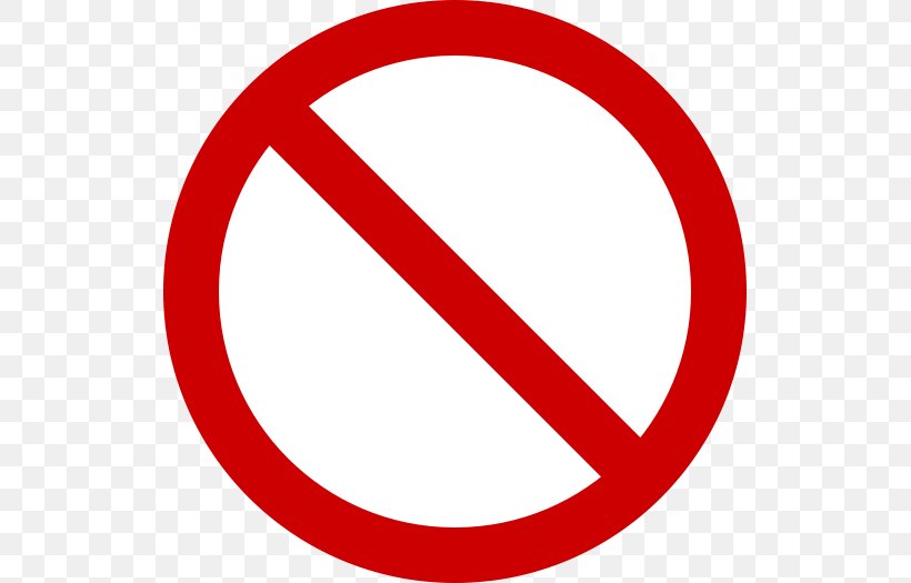 No Symbol Stop Sign Clip Art, PNG, 525x525px, No Symbol, Area, Brand, Prohibitory Traffic Sign, Sign Download Free