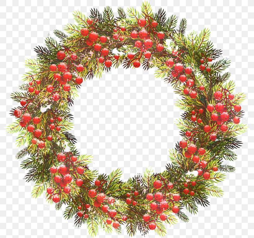 Wreath Christmas Day Illustration Euclidean Vector Image, PNG, 798x769px, Wreath, Christmas Day, Christmas Decoration, Christmas Ornament, Conifer Download Free