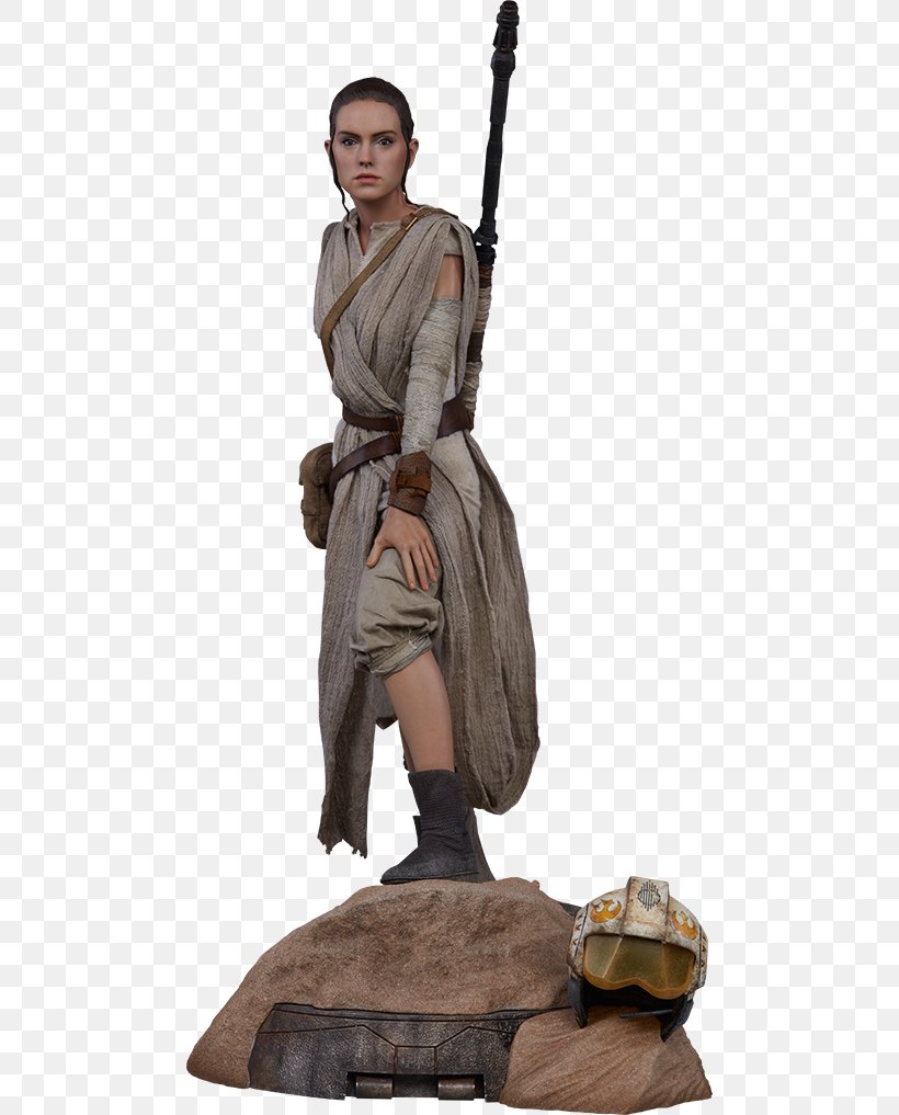 Rey Star Wars Episode VII Luke Skywalker Statue BB-8, PNG, 480x1017px, Rey, Classical Sculpture, Empire Strikes Back, Figurine, Jakku Download Free