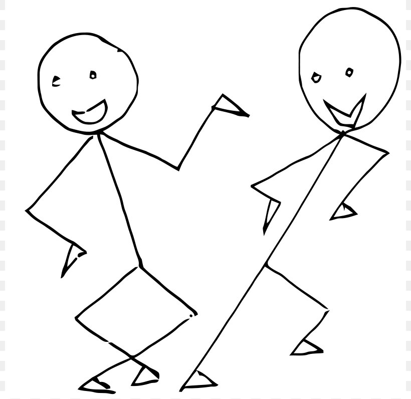 Stick Figure Dance Clip Art, PNG, 800x796px, Watercolor, Cartoon, Flower, Frame, Heart Download Free
