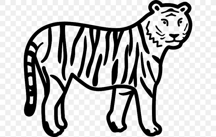 Tiger Drawing Cat Clip Art, PNG, 640x523px, Tiger, Animal, Animal Figure, Artwork, Big Cats Download Free
