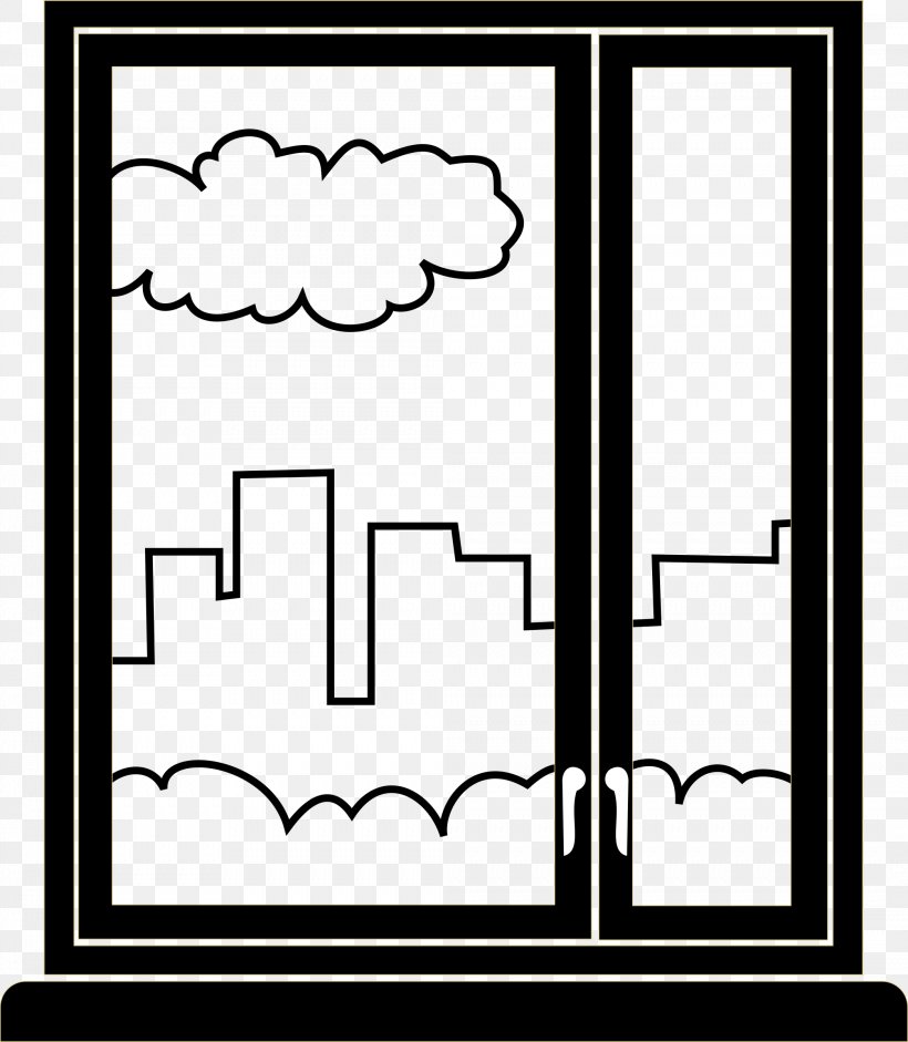 Window Drawing Coloring Book, PNG, 2091x2400px, Window, Area, Art, Black, Black And White Download Free