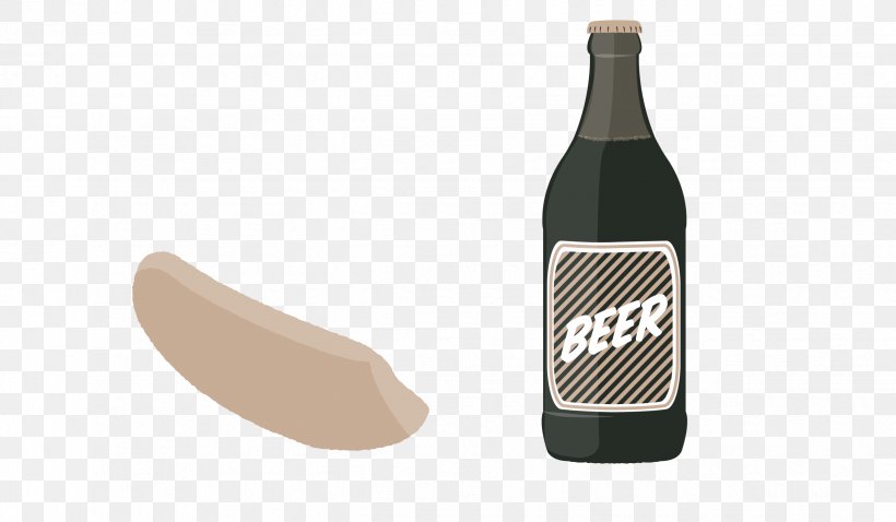 Beer Bottle Wine Glass Bottle, PNG, 2445x1426px, Beer, Beer Bottle, Bottle, Drinkware, Glass Download Free