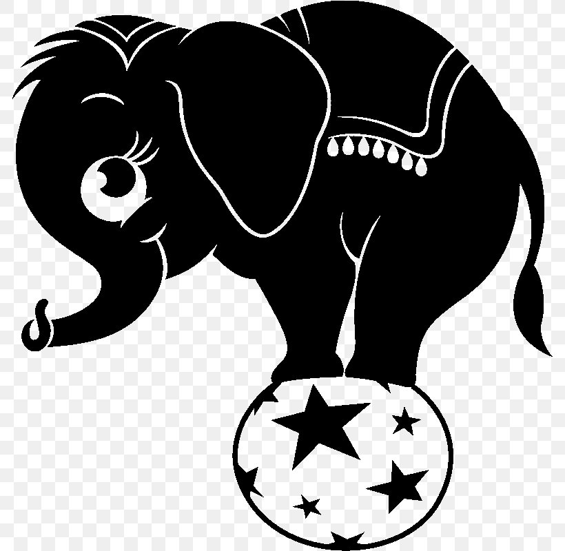 Indian Elephant African Elephant Sticker Elephantidae Adhesive, PNG, 800x800px, Indian Elephant, Adhesive, African Elephant, Animal, Black And White Download Free