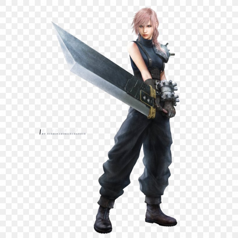 Lightning Returns: Final Fantasy XIII Final Fantasy VII Cloud Strife Final Fantasy XV, PNG, 894x894px, Final Fantasy Xiii, Action Figure, Cloud Strife, Cold Weapon, Downloadable Content Download Free