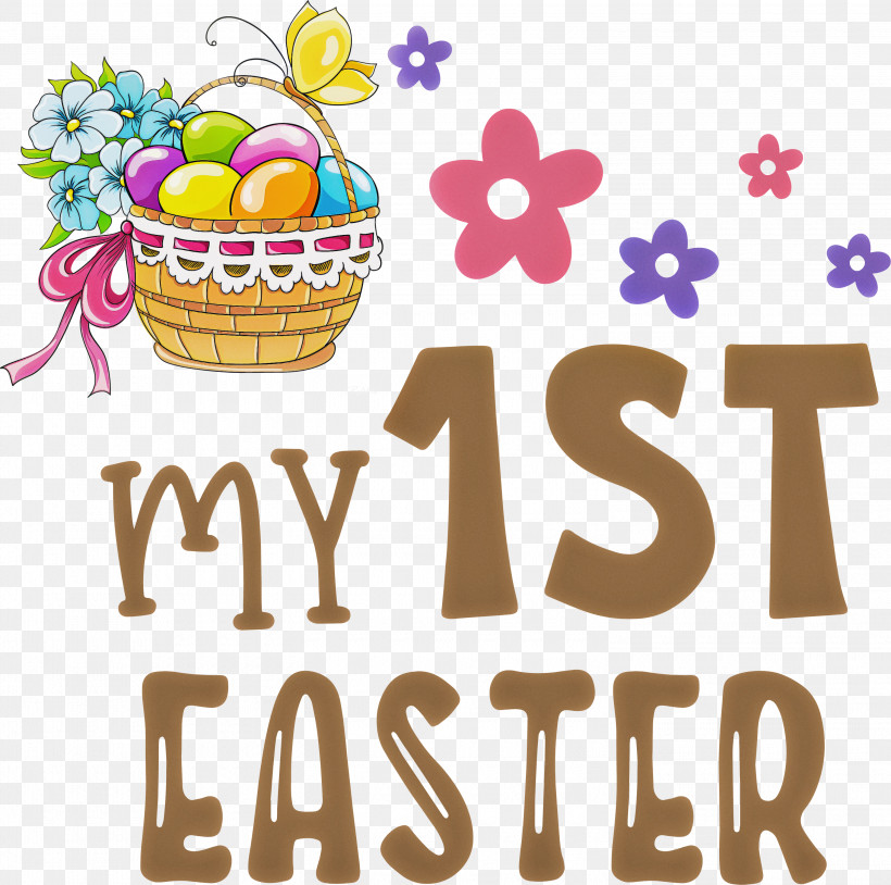 My 1st Easter Easter Baskets Easter Day, PNG, 3000x2981px, My 1st Easter, Easter Baskets, Easter Day, Geometry, Happiness Download Free