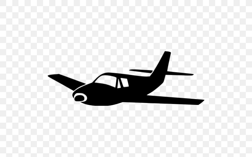 Airplane ICON A5 Clip Art, PNG, 512x512px, Airplane, Aerospace Engineering, Air Travel, Aircraft, Black And White Download Free