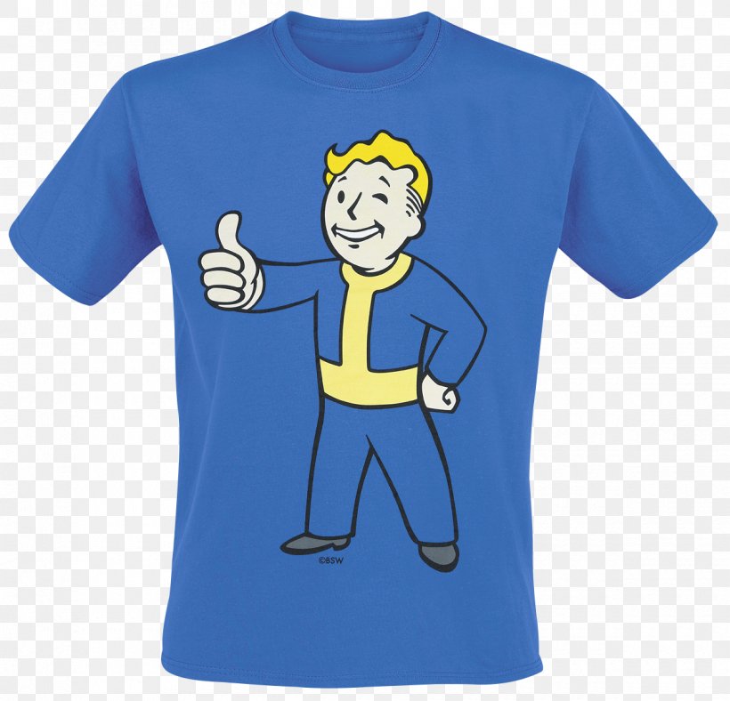 Fallout 4 Fallout Shelter Minecraft Video Games, PNG, 1200x1154px, Fallout 4, Active Shirt, Bethesda Softworks, Blue, Cartoon Download Free