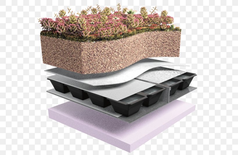 Green Roof Waterproofing Plastic Drainage, PNG, 592x536px, Roof, Box, Drainage, Flowerpot, Furniture Download Free