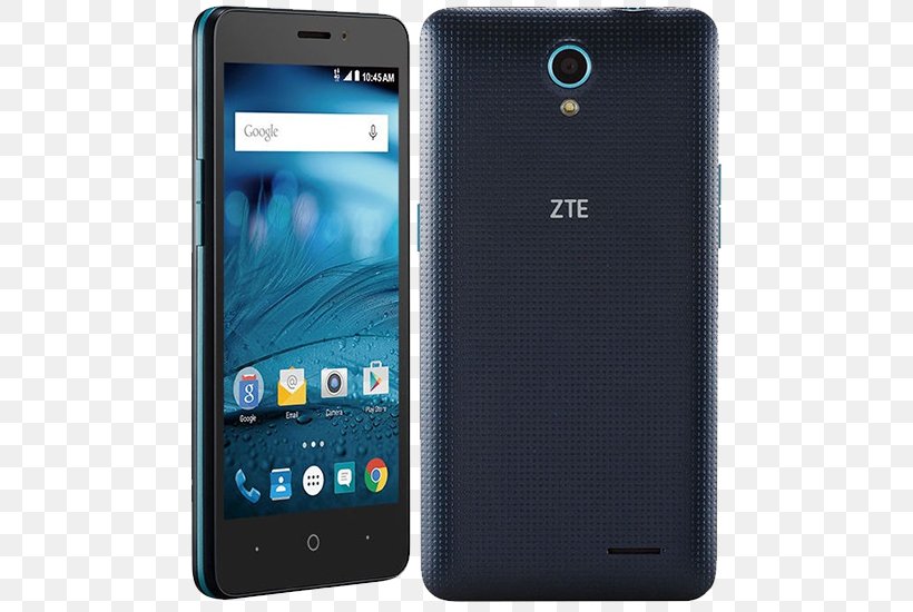ZTE Avid Plus Smartphone ZTE Avid Trio, PNG, 550x550px, Smartphone, Android, Cellular Network, Communication Device, Electric Blue Download Free