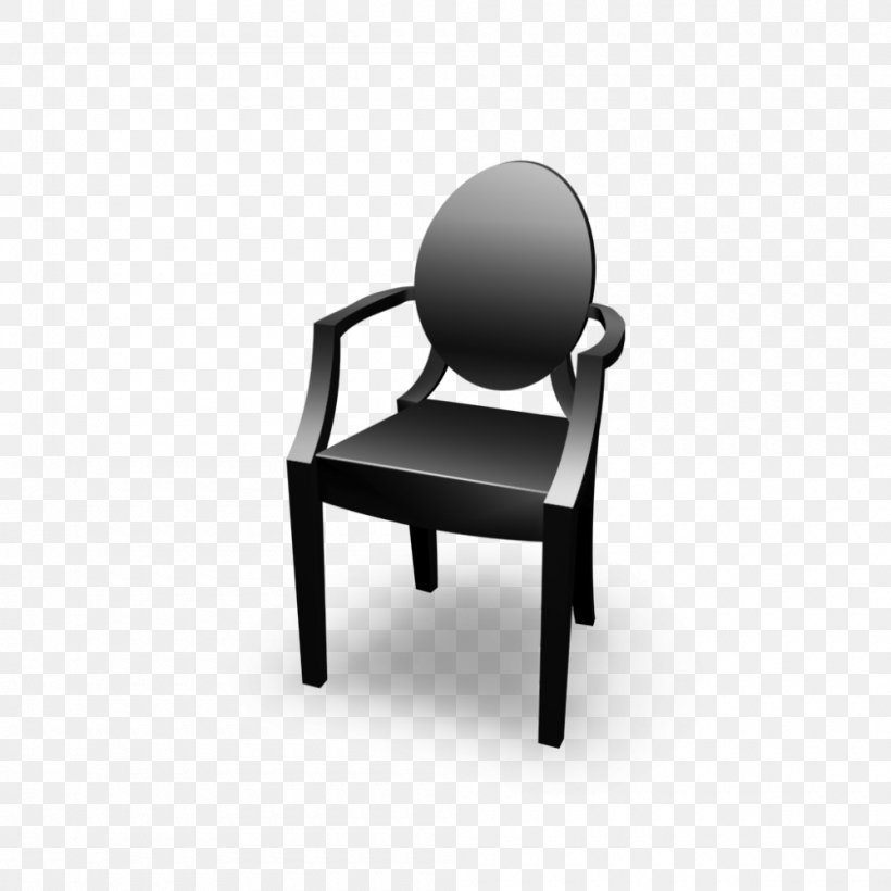 Chair Table Furniture Cadeira Louis Ghost, PNG, 1000x1000px, Chair, Armrest, Bar Stool, Bedroom, Black Download Free