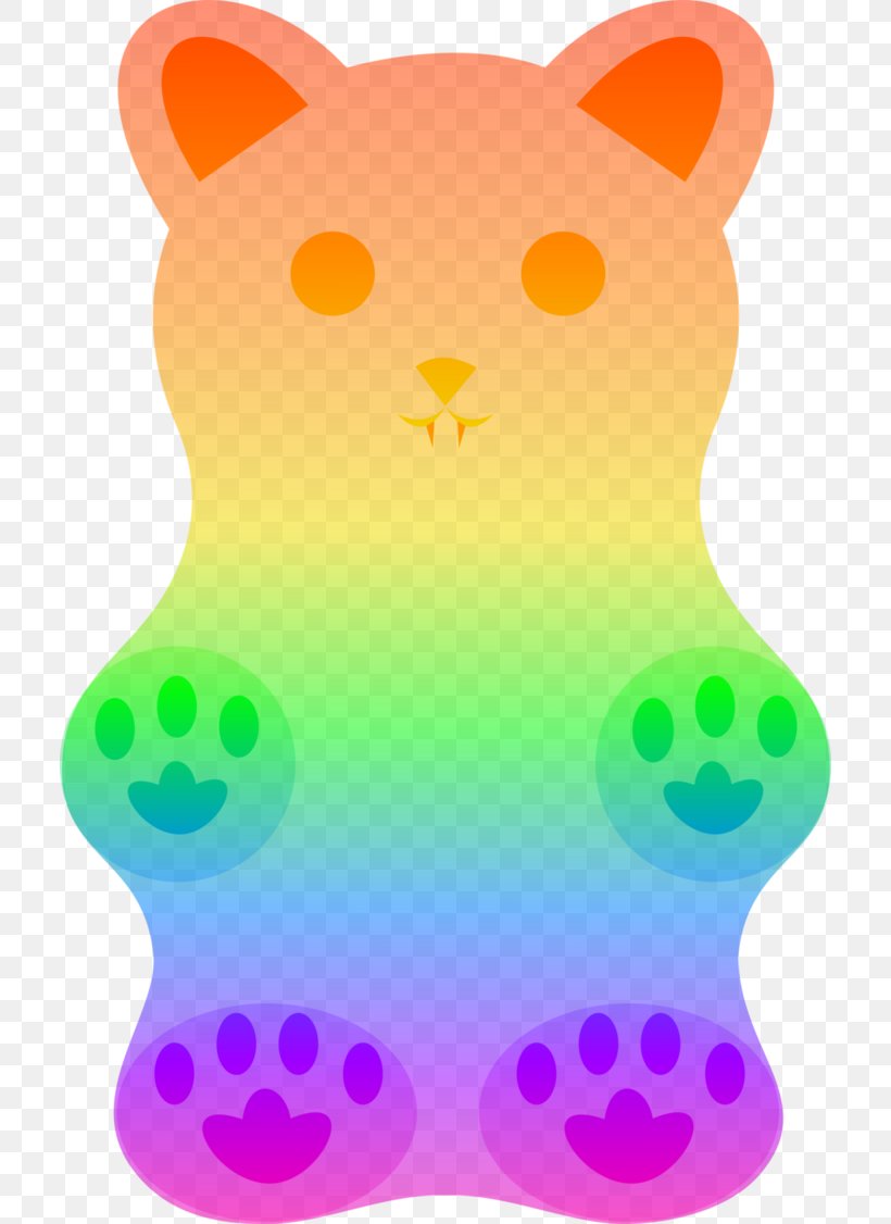 Gummy Bear Gummi Candy Clip Art, PNG, 710x1126px, Gummy Bear, Bear, Carnivoran, Color, Drawing Download Free