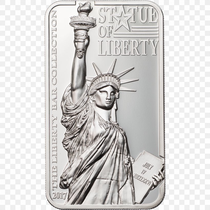 Statue Of Liberty Cook Islands The Queen's Beasts Coin, PNG, 1500x1500px, Statue Of Liberty, Black And White, Coin, Cook Islands, Drawing Download Free