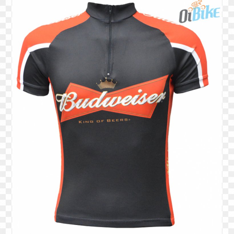 T-shirt Cycling Jersey Budweiser, PNG, 900x900px, Tshirt, Active Shirt, Bermuda Shorts, Bicycle, Bicycle Racing Download Free