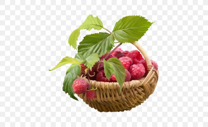Raspberry Basket, PNG, 500x500px, Raspberry, Auglis, Basket, Berry, Container Download Free