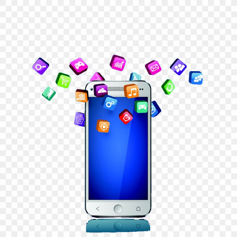 Smartphone Internet Of Things Mobile Phone Android Things Mobile App Development, PNG, 1000x1000px, Smartphone, Android, Android Things, Cellular Network, Communication Device Download Free