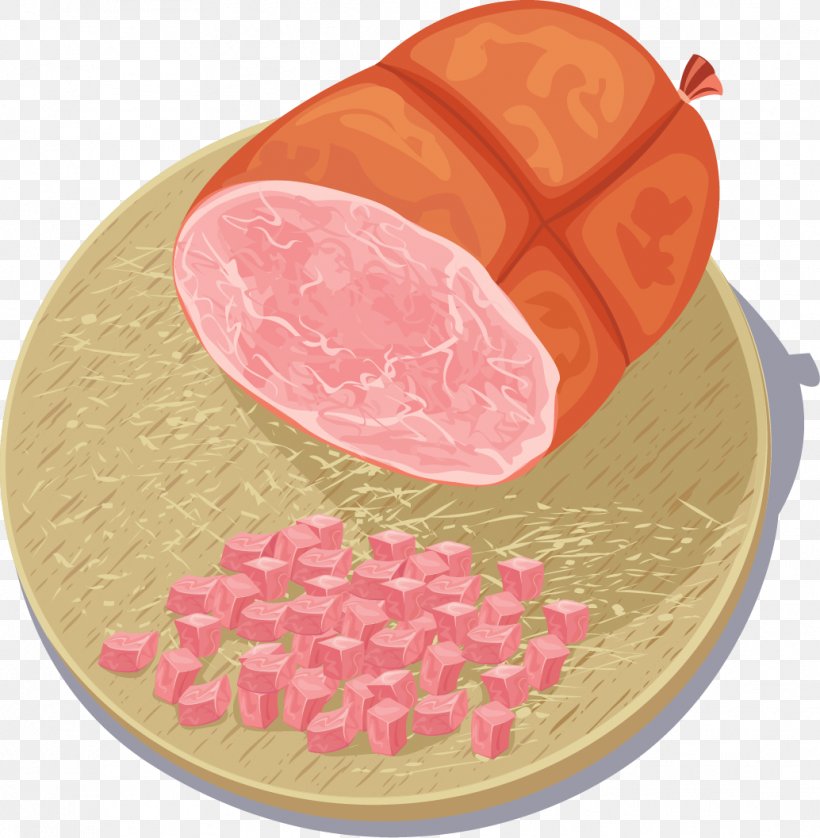 Ham Mortadella Bologna Sausage Cortado, PNG, 1034x1057px, Watercolor, Cartoon, Flower, Frame, Heart Download Free
