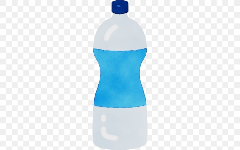 Plastic Bottle, PNG, 512x512px, Watercolor, Aqua, Blue, Bottle, Bottled Water Download Free