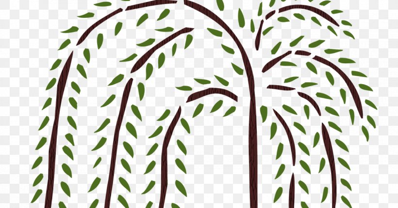 Tree Weeping Willow Drawing Stencil, PNG, 1200x630px, Tree, Art, Black And White, Branch, Craft Download Free