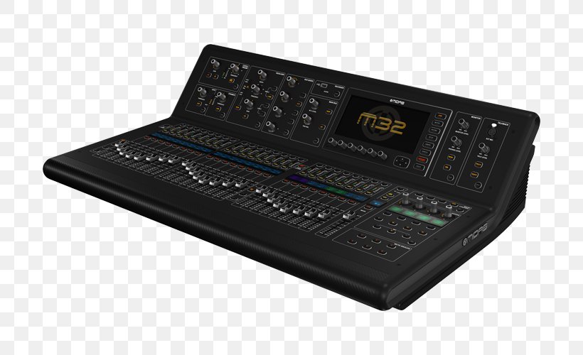 Audio Mixers Digital Mixing Console Midas M32 Midas Consoles, PNG, 800x500px, Watercolor, Cartoon, Flower, Frame, Heart Download Free