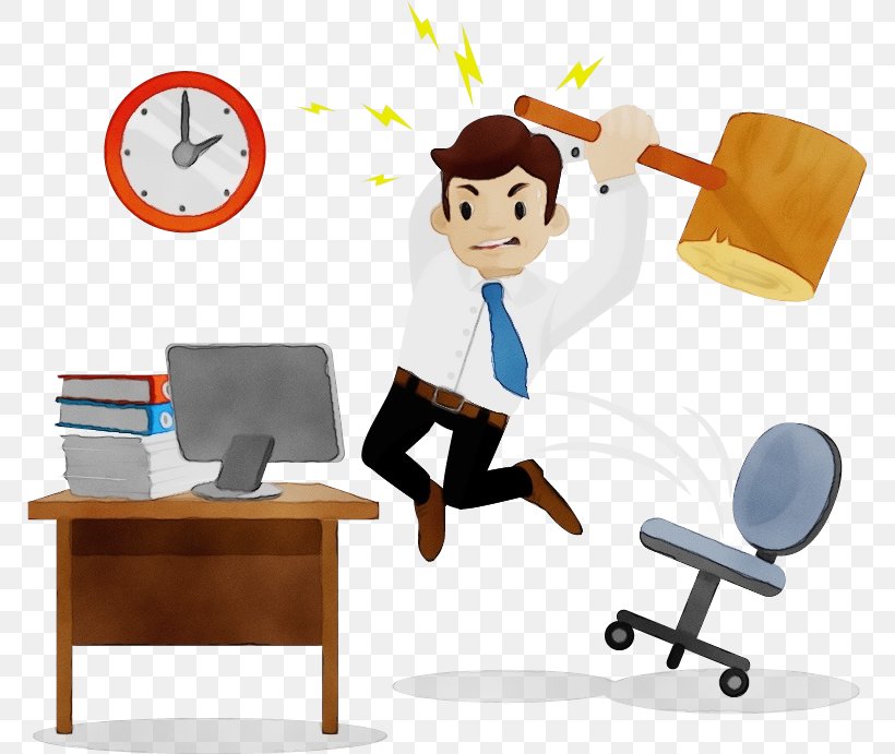 Cartoon Clip Art Office Chair Furniture Job, PNG, 769x691px, Watercolor, Cartoon, Furniture, Job, Office Chair Download Free