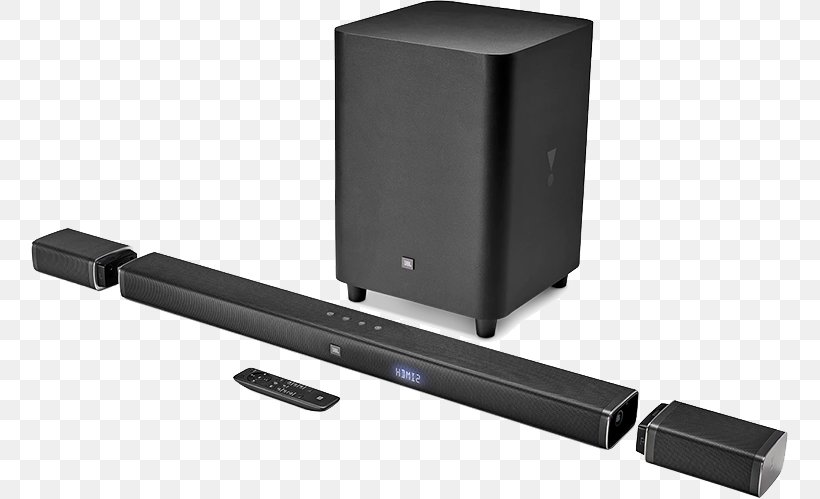 Soundbar JBL Bar 5.1 5.1 Surround Sound Home Theater Systems, PNG, 757x499px, 4k Resolution, 51 Surround Sound, Soundbar, Audio, Audio Equipment Download Free
