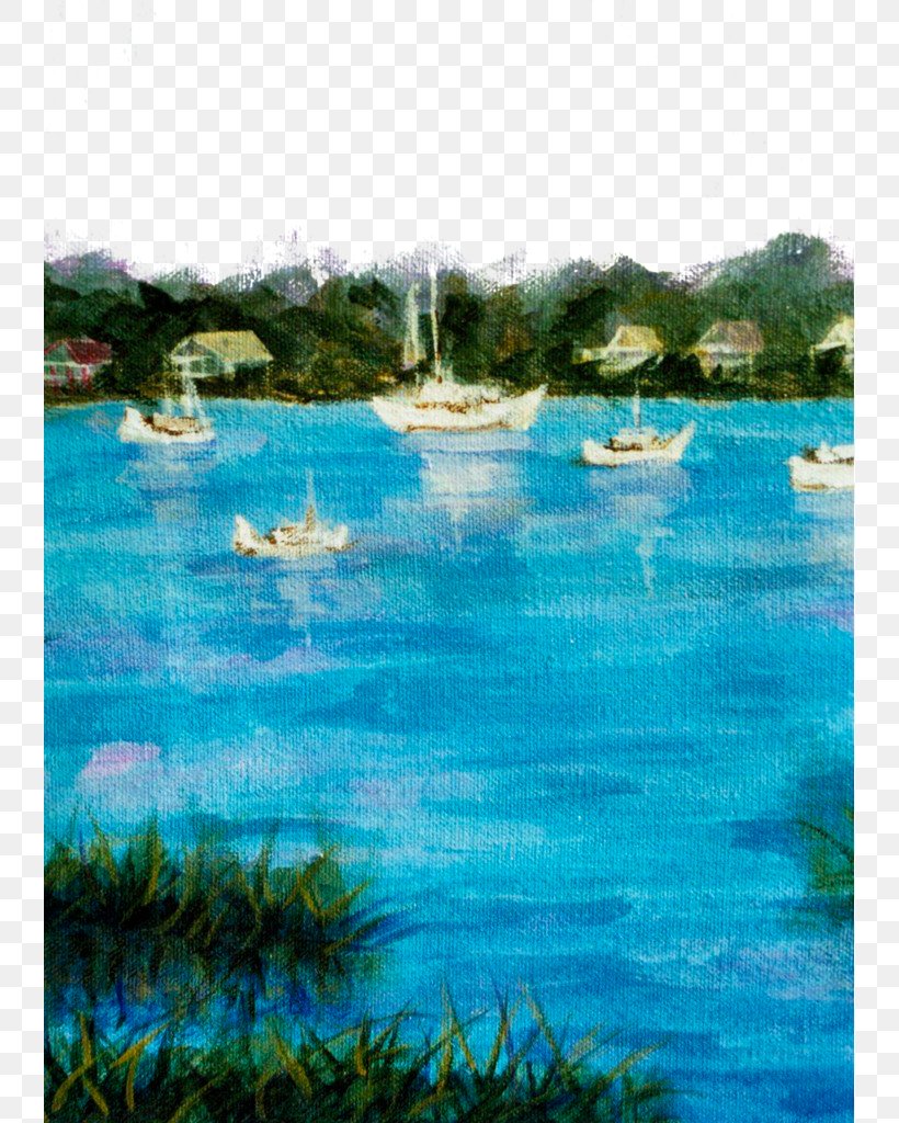 Watercolor Painting Sailing Ship, PNG, 739x1024px, Watercolor Painting, Acrylic Paint, Aqua, Bay, Calm Download Free