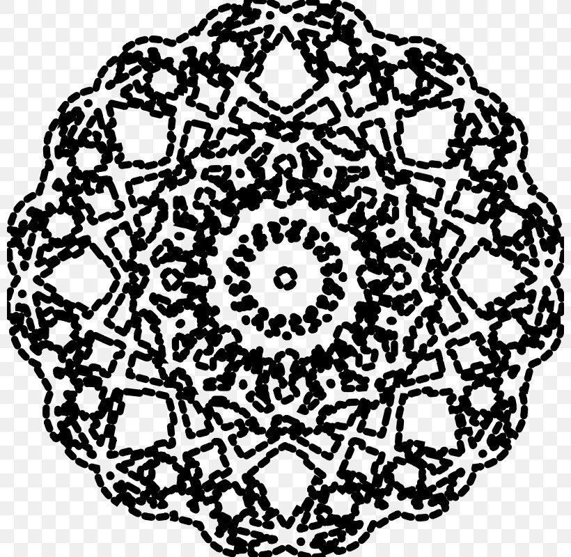 Line Art Clip Art, PNG, 800x800px, Line Art, Area, Art, Black And White, Doily Download Free