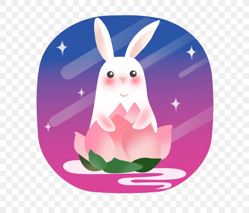 Mooncake Mid-Autumn Festival Moon Rabbit, PNG, 688x700px, Mooncake, Autumn, Cartoon, Drawing, Easter Download Free