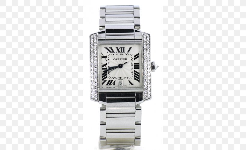Watch Cartier Tank Française Jewellery, PNG, 500x500px, Watch, Audemars Piguet, Brand, Breitling Sa, Cartier Download Free