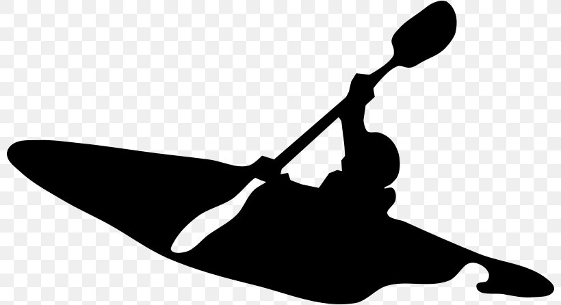 Kayak Clip Art, PNG, 800x446px, Kayak, Black And White, Boat, Canoe, Canoeing And Kayaking Download Free