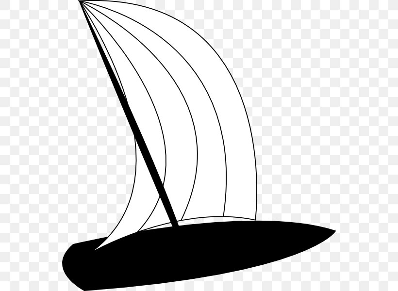 Windsurfing Clip Art, PNG, 564x600px, Windsurfing, Black And White, Leaf, Line Art, Monochrome Download Free