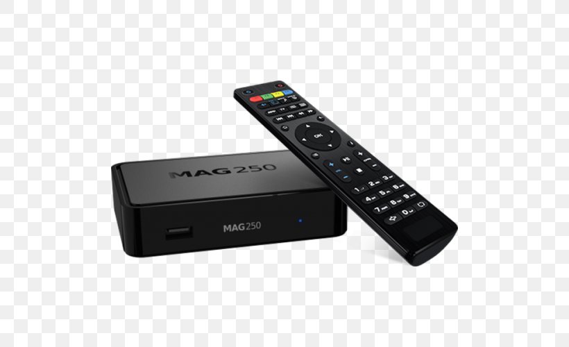 Set-top Box Infomir IPTV Set Top Box Mag 254 Over-the-top Media Services, PNG, 500x500px, Settop Box, Audio Receiver, Box, Cable, Digital Media Player Download Free