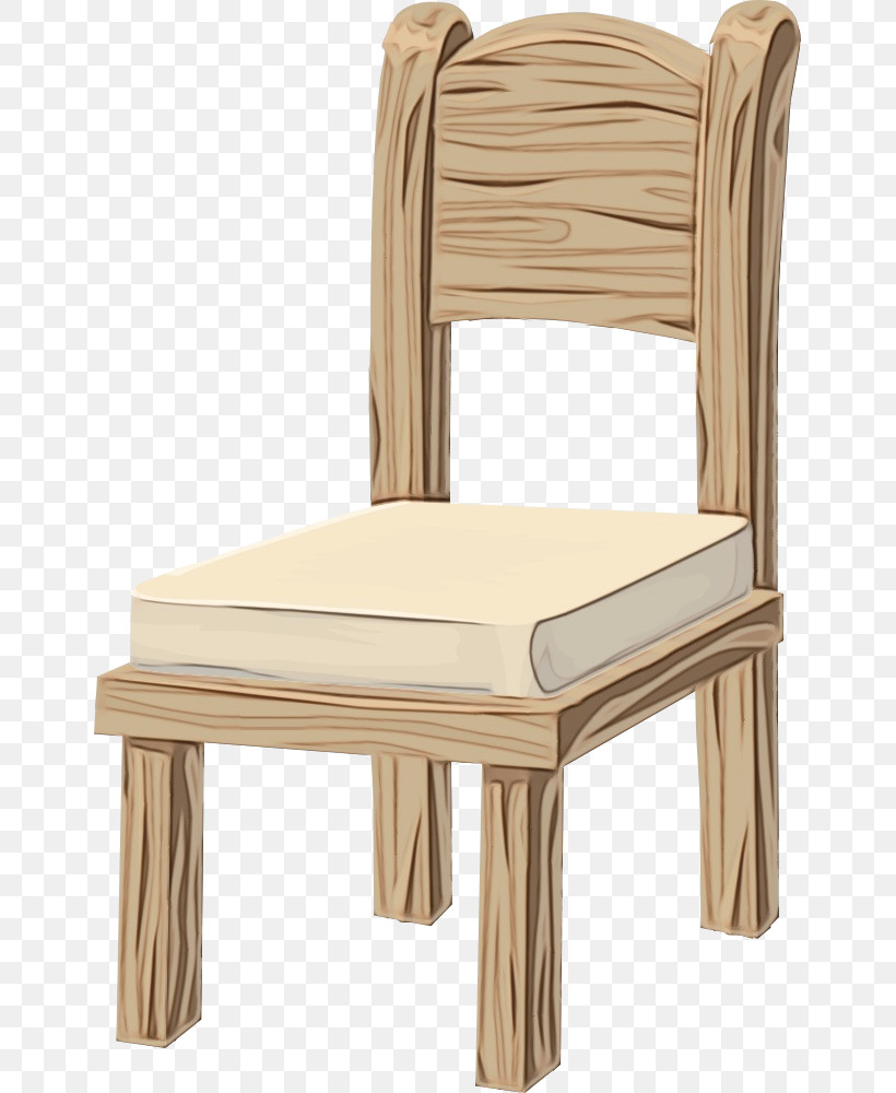 Chair Furniture Wood Beige Table, PNG, 647x1000px, Watercolor, Beige, Chair, Furniture, Hardwood Download Free