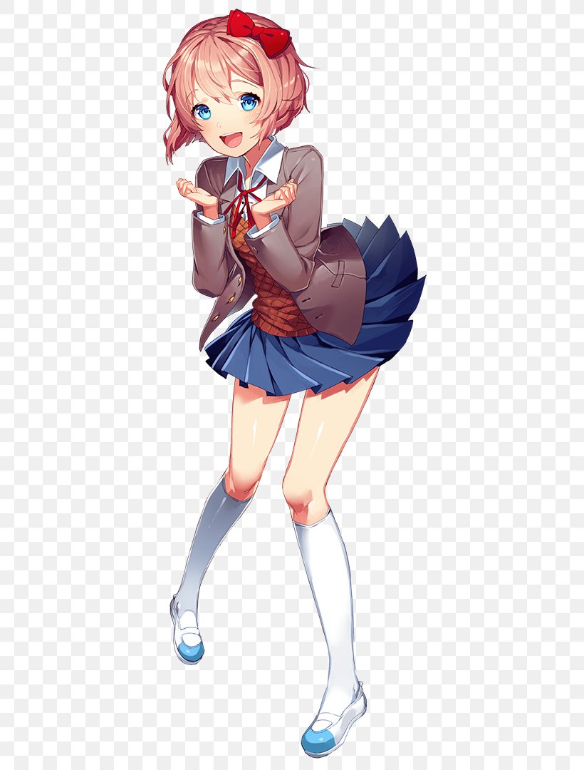 Doki Doki Literature Club! Team Salvato Visual Novel Poetry Fan Fiction, PNG, 411x1080px, Watercolor, Cartoon, Flower, Frame, Heart Download Free