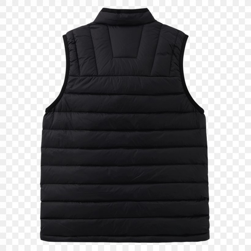 Gilets Sleeve Dress Black M, PNG, 860x861px, Gilets, Black, Black M, Dress, Outerwear Download Free