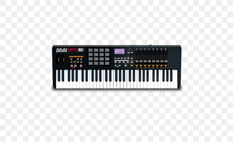 MIDI Keyboard Akai MPK261 Akai MPC MIDI Controllers, PNG, 500x500px, Midi Keyboard, Ableton Live, Akai, Akai Mpc, Akai Mpk261 Download Free