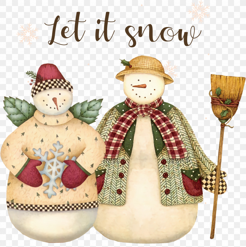 Snowman, PNG, 5308x5330px, Let It Snow, Snowman, Winter Download Free