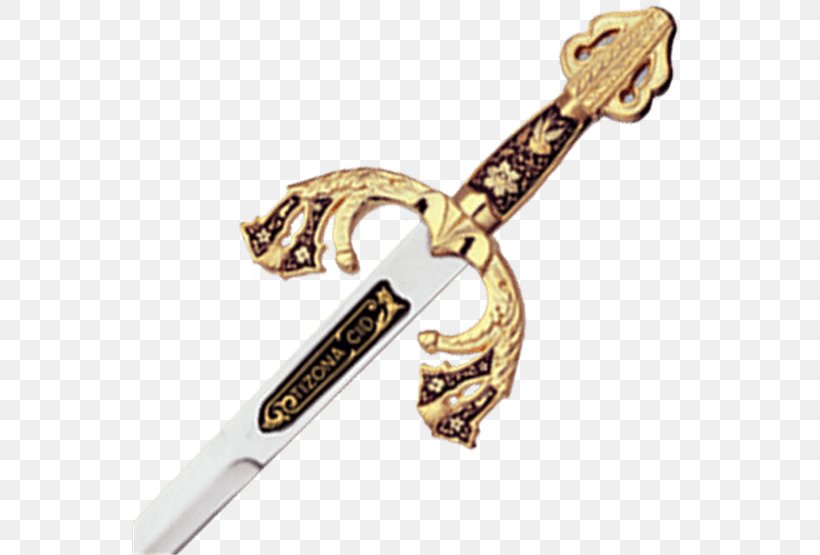 Sword Paper Knife Middle Ages Tizona, PNG, 555x555px, Sword, Art, Body Jewelry, Cold Weapon, Damascening Download Free